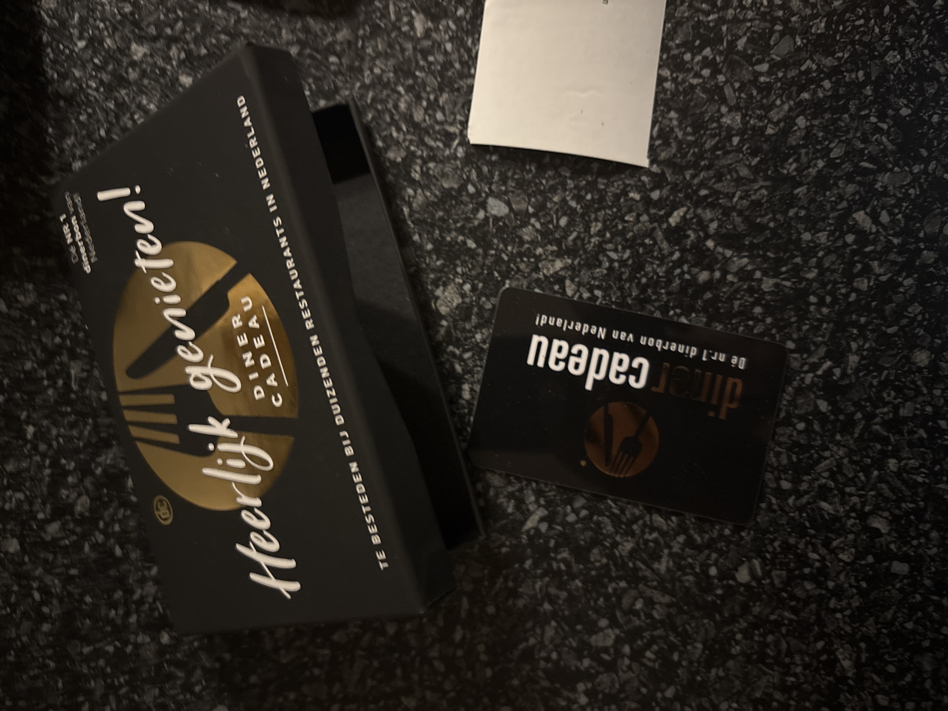 Diner cadeau  cadeaubon